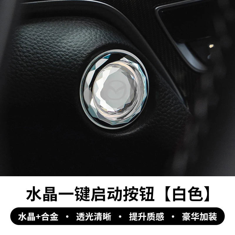 Mazda Crystal Start/Stop Button Cover