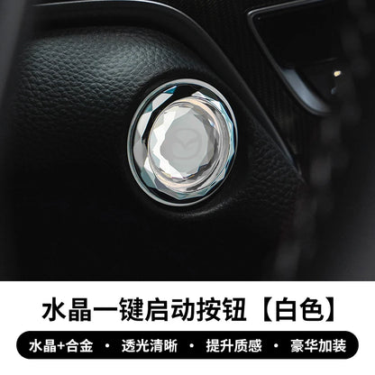 Mazda Crystal Start/Stop Button Cover