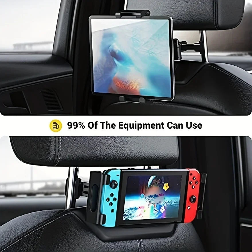 Universal Telescopic Car Headrest Phone & Tablet Holder