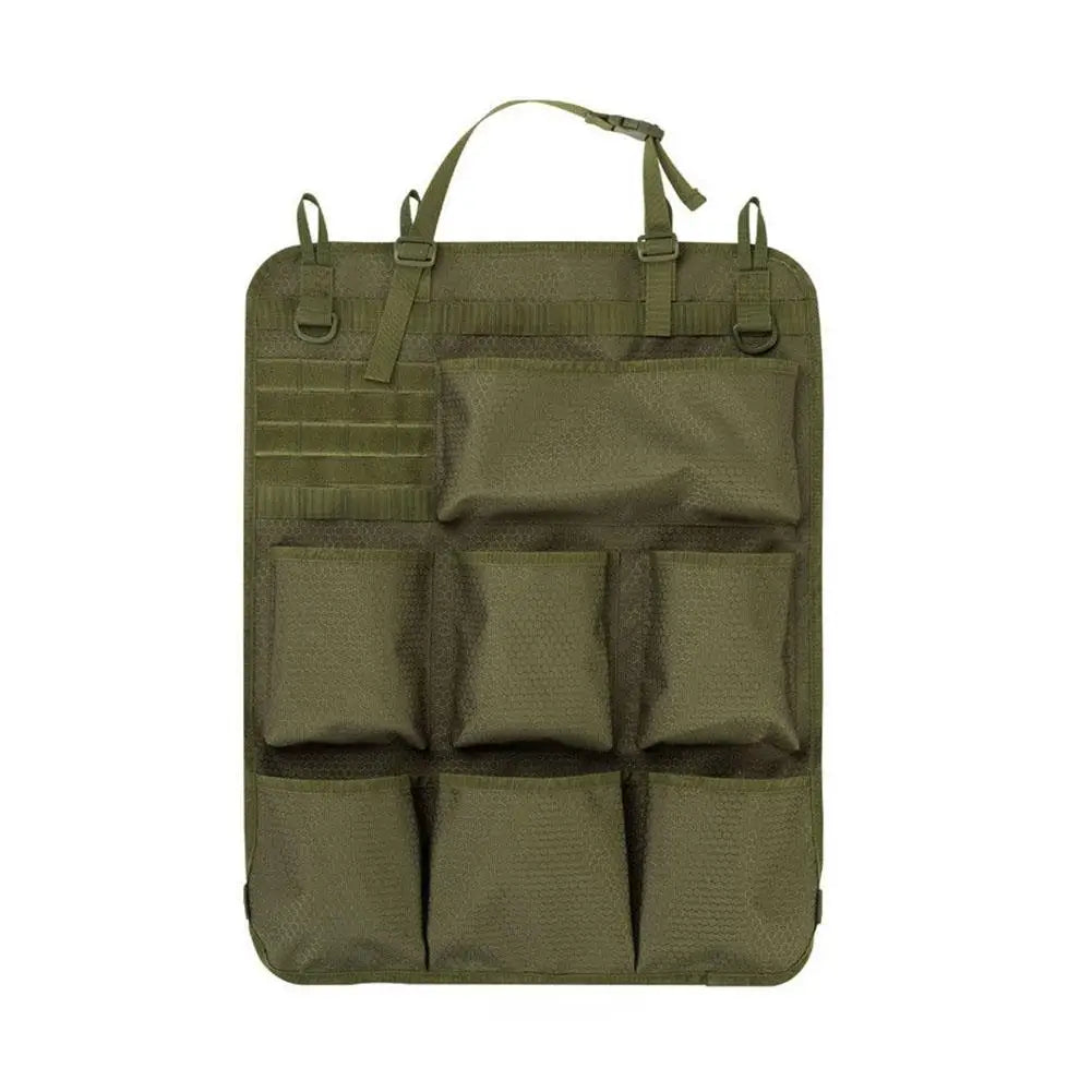Tactical Camo Seat Back Organizer, 7-Pocket Universal Fit D Knitted – Car Accessories | MotorWorld Marketplace