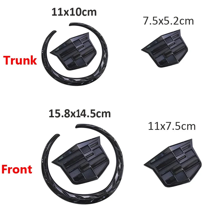 (NOT SOLD TO USA) Cadillac Emblem Badge for SRX ATS XTS 2017-2021, 1PC – Car Accessories | MotorWorld Marketplace