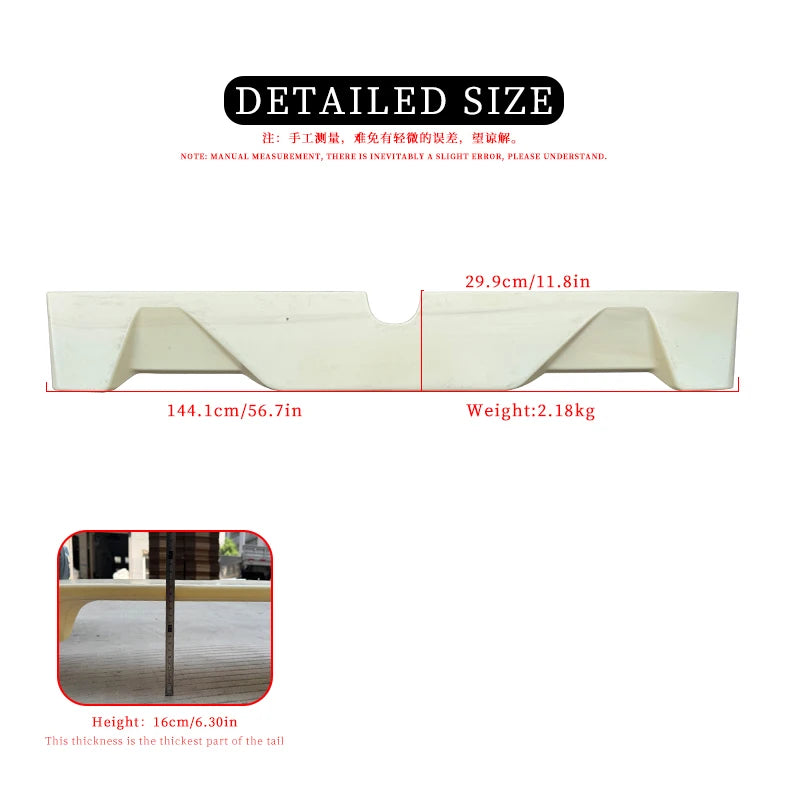 Gloss Black ABS Rear Roof Spoiler for RAM 1500 TRX 19-24 – Car Accessories | MotorWorld Marketplace