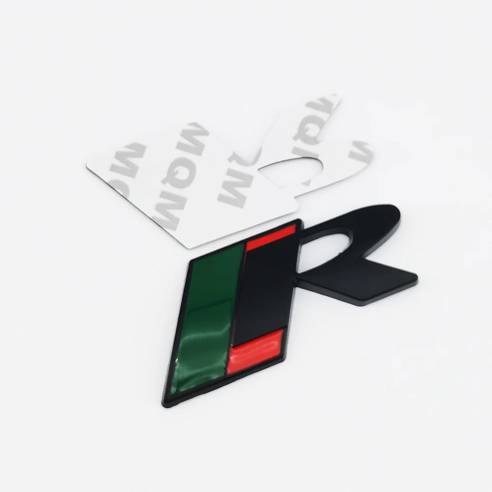 3D Metal R S Logo Badge Emblem for Jaguar
