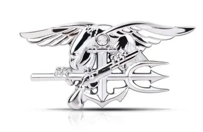 2PCS US SEALs 3D Metal Emblem Badge – Pro Auto Styling Silver – Car Accessories | MotorWorld Marketplace