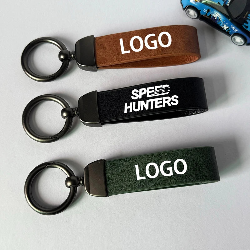 Vintage Leather Keychain for Fiat 500/500x/500L/Abarth