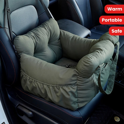 Dog Car Seat with Safety Belt – Secure, Washable, Non-Slip green – Car Accessories | MotorWorld Marketplace