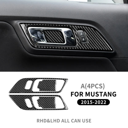 Real Carbon Fiber Interior Trim for Ford Mustang 2015-2023 – Car Accessories | MotorWorld Marketplace