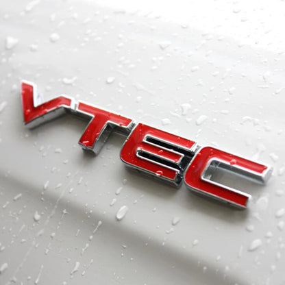 3D Red VTEC Metal Emblem Badge for Honda