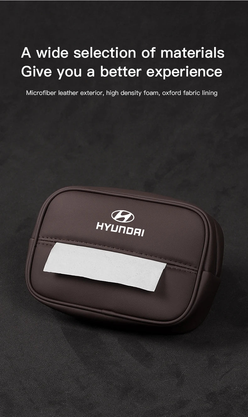 Hyundai Genesis N-LINE Armrest Tissue Box & Sunshade Kit