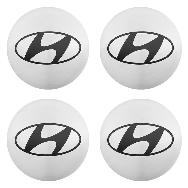 4Pcs Hyundai Wheel Hub Caps 56/60/65mm (2.02/2.36/2.56imch)