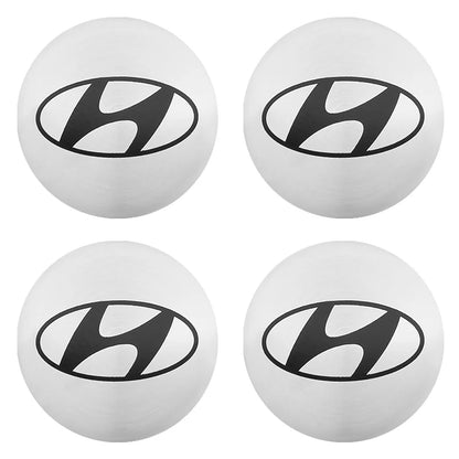 4Pcs Hyundai Wheel Hub Caps 56/60/65mm (2.02/2.36/2.56imch)