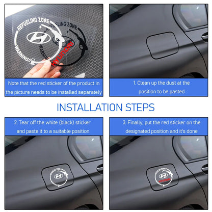 Hyundai Tucson Fuel Tank Emblem Decal – Waterproof Vinyl