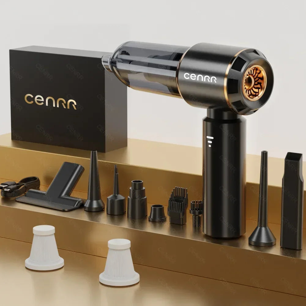 CENRR Cordless Car Vacuum, Strong Suction, Pro MAX Black 2hepa – Car Accessories | MotorWorld Marketplace