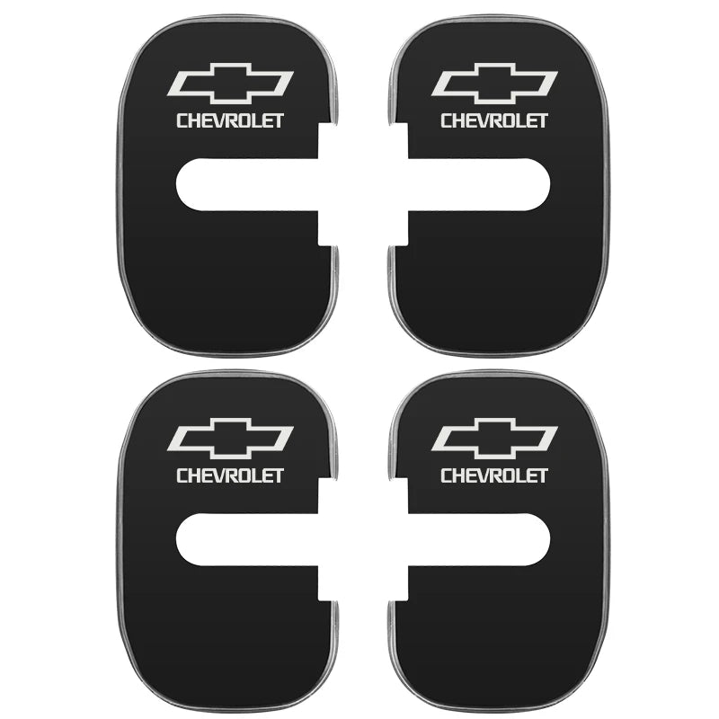 4PCS Door Lock Buckle Covers for Chevrolet, Durable Protection
