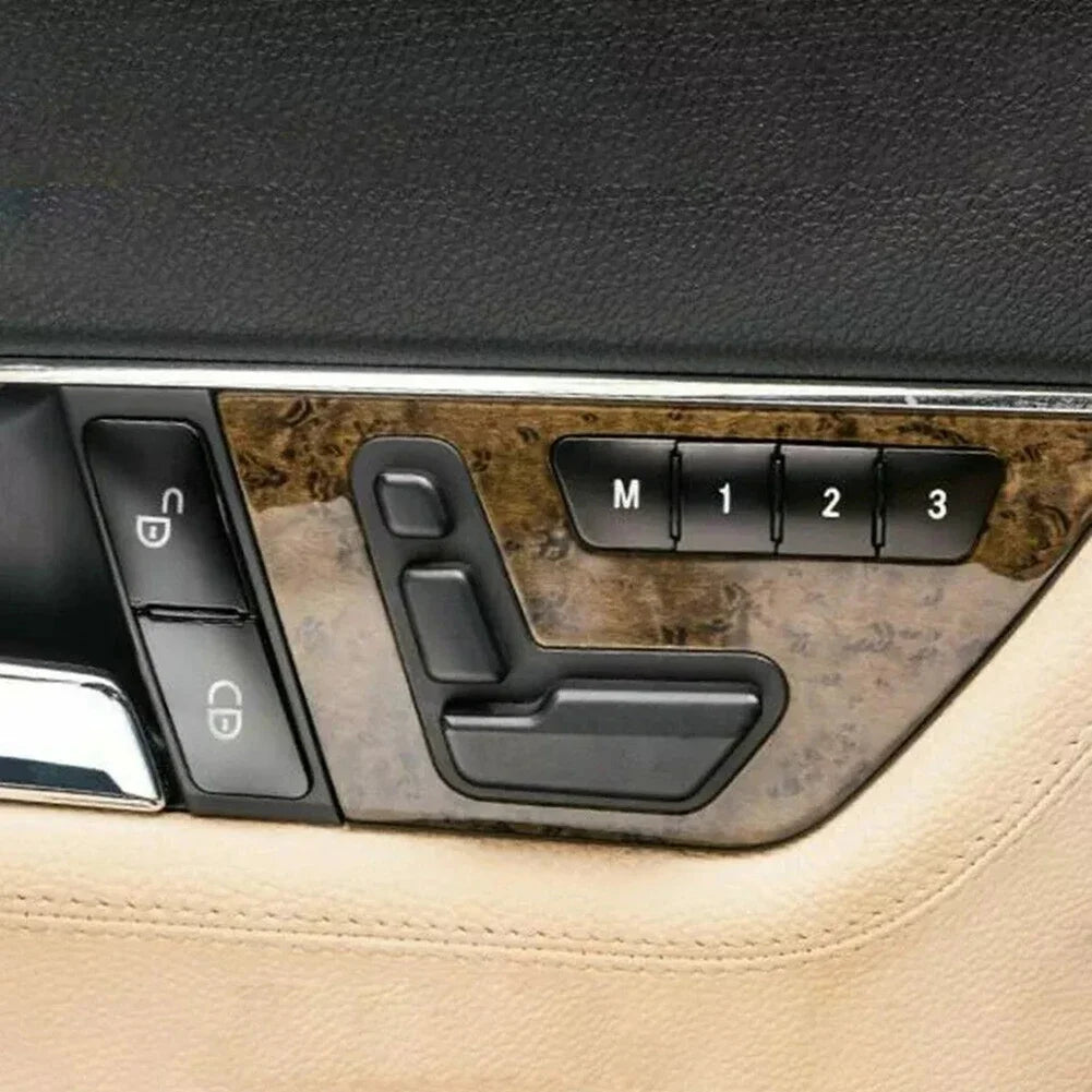 Mercedes W204/W212 Door Lock Switch Cover Set 4-Door