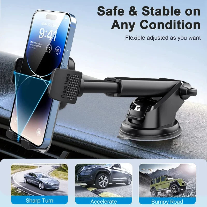 Car Phone Holder Mount, Dash/Windshield, 4.7-7" Pro Fit – Car Accessories | MotorWorld Marketplace