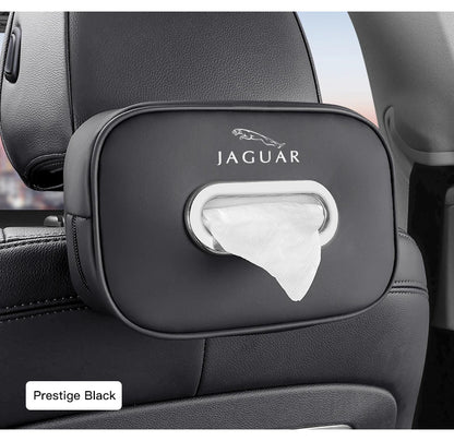 Premium Leather Tissue Holder for Jaguar