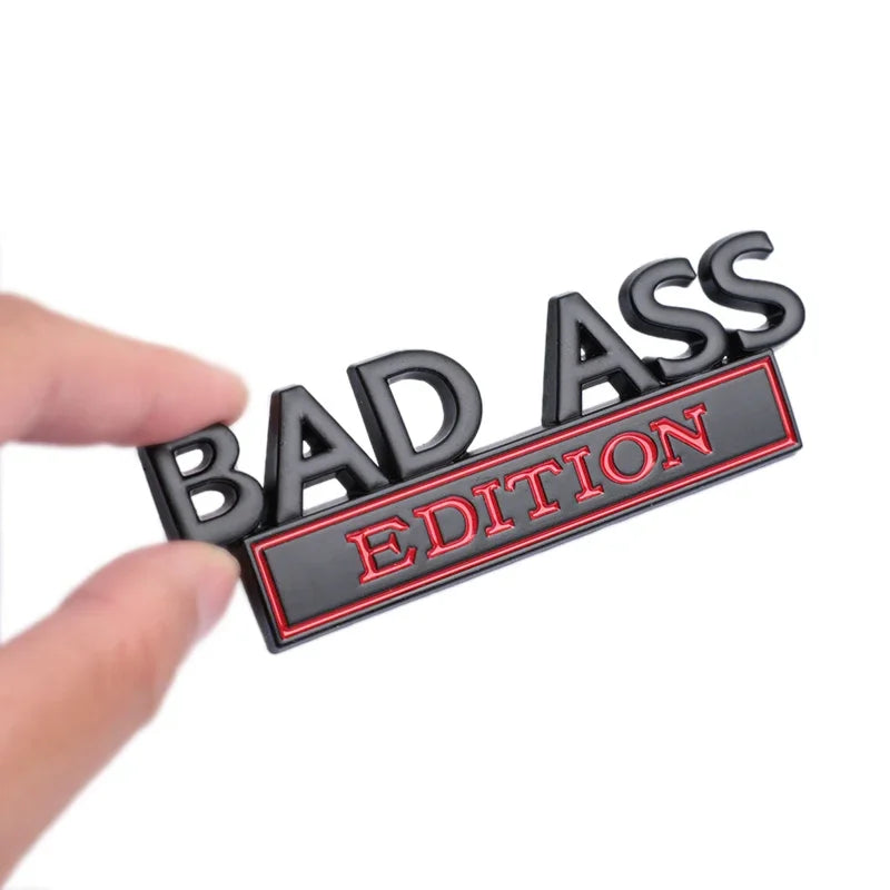 BAD ASS Edition 3D Fender Badge Emblem for Car/Truck/Moto – Car Accessories | MotorWorld Marketplace