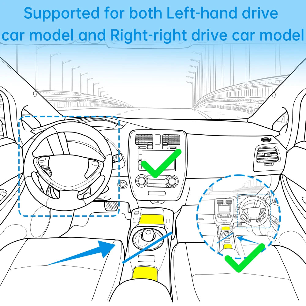 15W Fast Wireless Charger Pad for Audi A6/A7/S6/S7