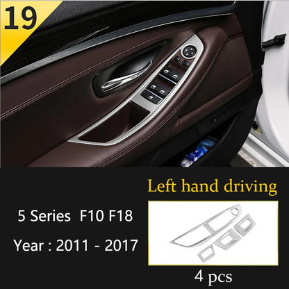 BMW F10 F18 Interior Button Panel Trim Stainless Steel Cover 19 Type LHD – Car Accessories | MotorWorld Marketplace