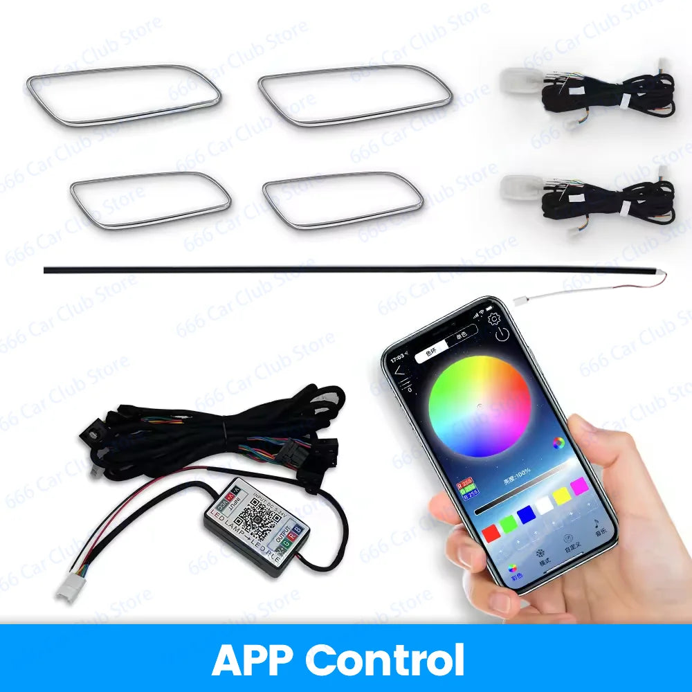 12-Color LED Turbo Vent Lights For Mercedes W117 W176 W156 APP AmbientLight China Mainland – Car Accessories | MotorWorld Marketplace