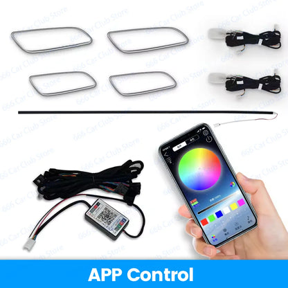 12-Color LED Turbo Vent Lights For Mercedes W117 W176 W156 APP AmbientLight China Mainland – Car Accessories | MotorWorld Marketplace