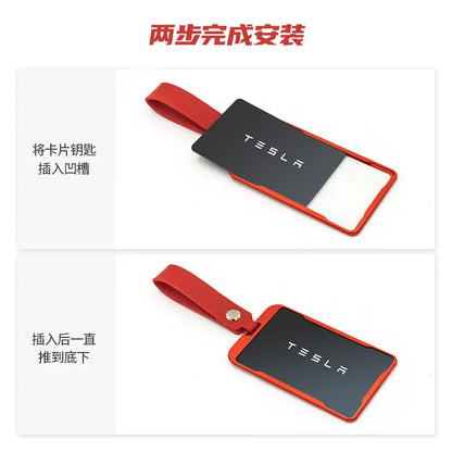 Aluminum Key Card Holder Case for Tesla Model 3/Y – Full Cover
