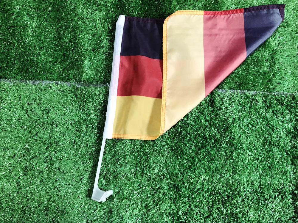 Germany Car Flag 30x45cm with Durable Flagpole