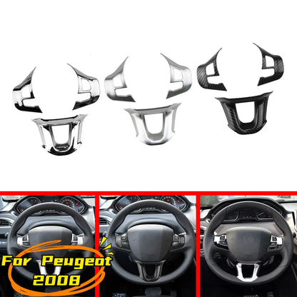 Premium ABS Steering Wheel Trim for Peugeot 2008/208