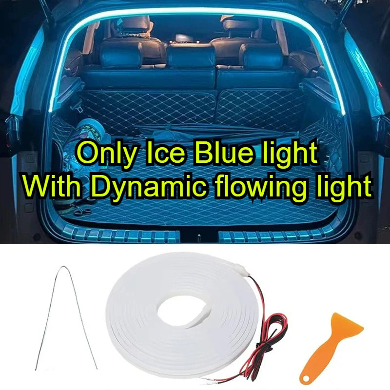 RGB 5M Trunk LED Strip, Waterproof, APP Control, 12V Plug & Play Ice Blue Light No Ap 1 5M – Car Accessories | MotorWorld Marketplace
