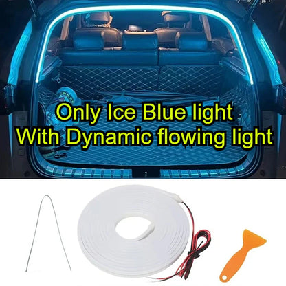 RGB 5M Trunk LED Strip, Waterproof, APP Control, 12V Plug & Play Ice Blue Light No Ap 1 5M – Car Accessories | MotorWorld Marketplace