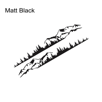 Forest Mountain Vinyl Decal for Ford Bronco TRX4 2021-2023 Matt Black – Car Accessories | MotorWorld Marketplace