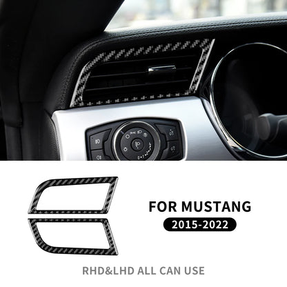 Real Carbon Fiber Interior Trim for Ford Mustang 2015-2023 31 Soft Carbon – Car Accessories | MotorWorld Marketplace