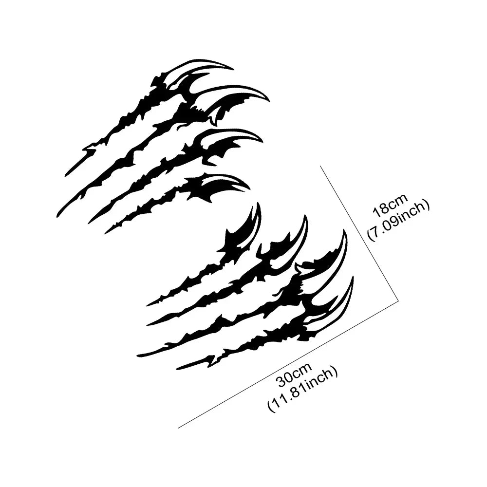 Universal Headlight Eyebrow Claw Decals – PVC, Pro Tuning – Car Accessories | MotorWorld Marketplace