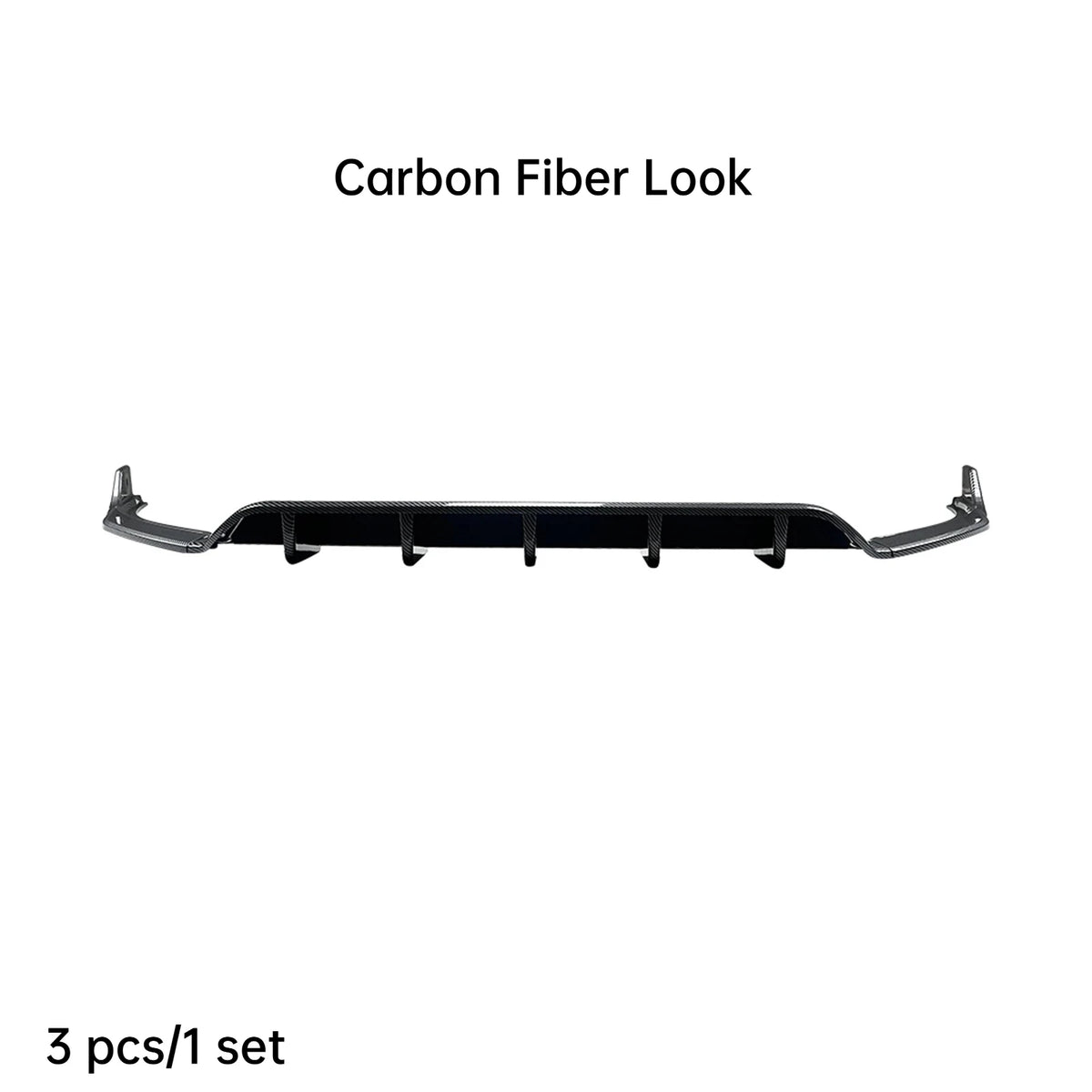 VW Tiguan MK2.5 R Line 2021-2023 Rear Diffuser Lip Kit Carbon Fiber Look – Car Accessories | MotorWorld Marketplace
