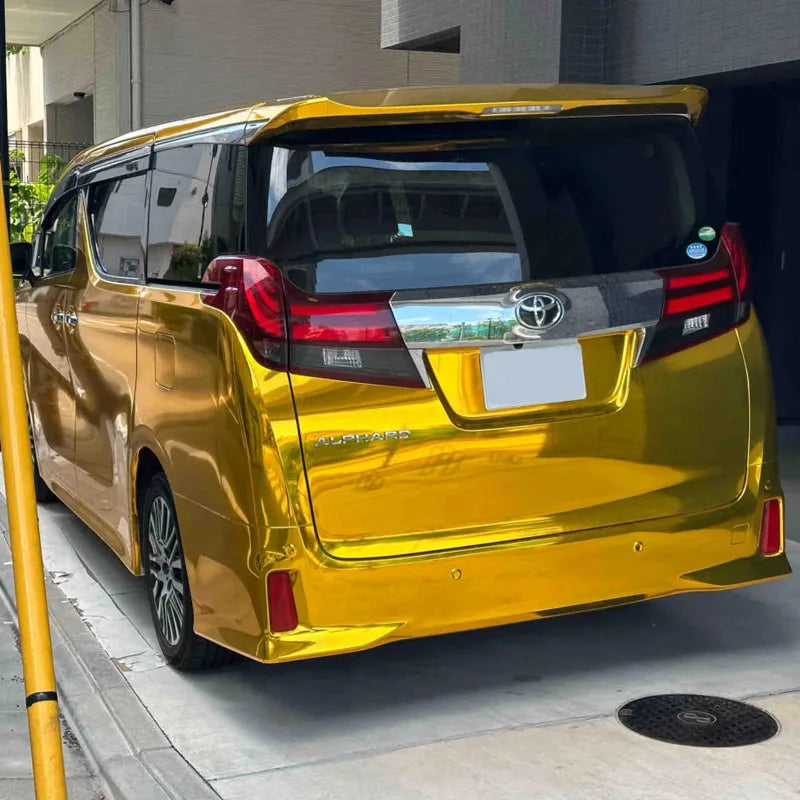 Gloss Chrome Gold Vinyl Wrap – Self-Adhesive, Bubble Free – Car Accessories | MotorWorld Marketplace