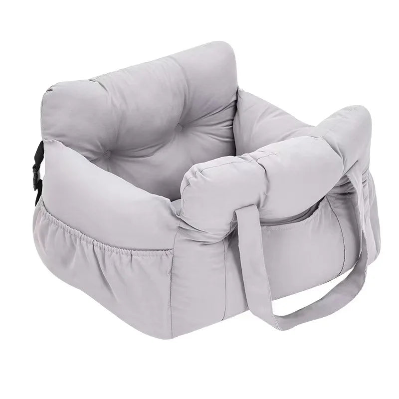 Dog Car Seat with Safety Belt – Secure, Washable, Non-Slip GRAY Small – Car Accessories | MotorWorld Marketplace