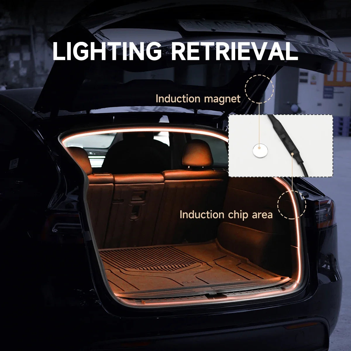 RGB 5M Trunk LED Strip, Waterproof, APP Control, 12V Plug & Play – Car Accessories | MotorWorld Marketplace