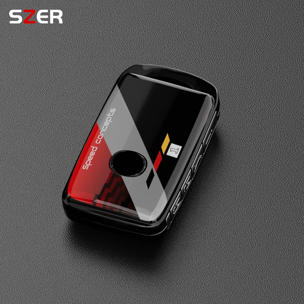 ABS Carbon Fiber Key Case Cover for Mazda