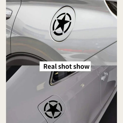WWII 5-Point Star Car Decals | Reflective, Scratch-Proof – Car Accessories | MotorWorld Marketplace