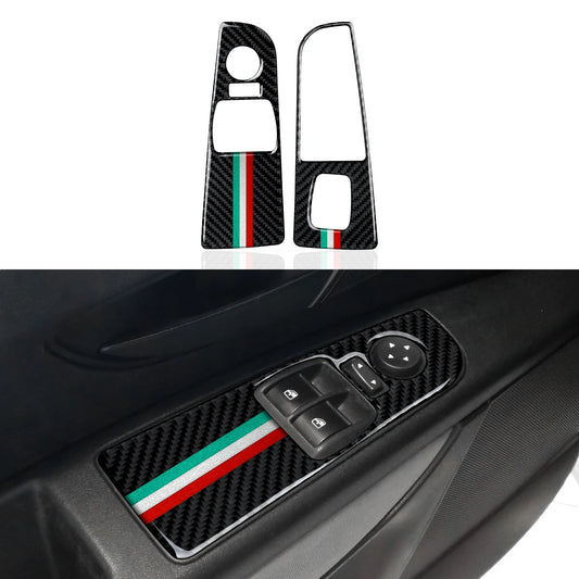 (NOT SOLD TO USA) Fiat Grande Punto 199 Carbon Fiber Window Switch Panel Trim – Car Accessories | MotorWorld Marketplace