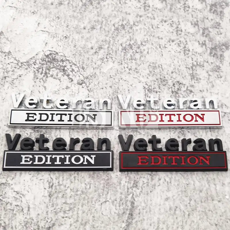 Veteran Edition 3D Chrome Zinc Alloy Car Emblem Badge – Car Accessories | MotorWorld Marketplace