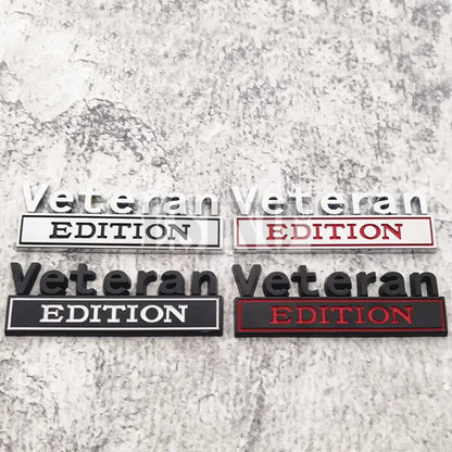 Veteran Edition 3D Chrome Zinc Alloy Car Emblem Badge – Car Accessories | MotorWorld Marketplace