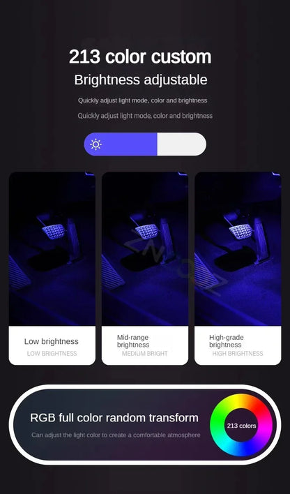 For Bentley Flying Spur 3Y/4N RGB 22in1 Ambient Light Kit