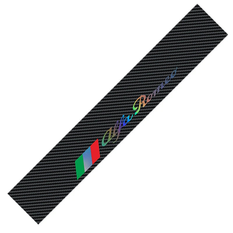 Carbon Fibre Alfa Romeo Windshield Decal - Fits Giulia, Stelvio B-Colorful – Car Accessories | MotorWorld Marketplace