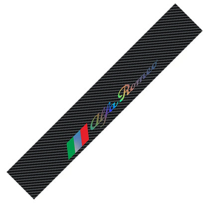 Carbon Fibre Alfa Romeo Windshield Decal - Fits Giulia, Stelvio B-Colorful – Car Accessories | MotorWorld Marketplace