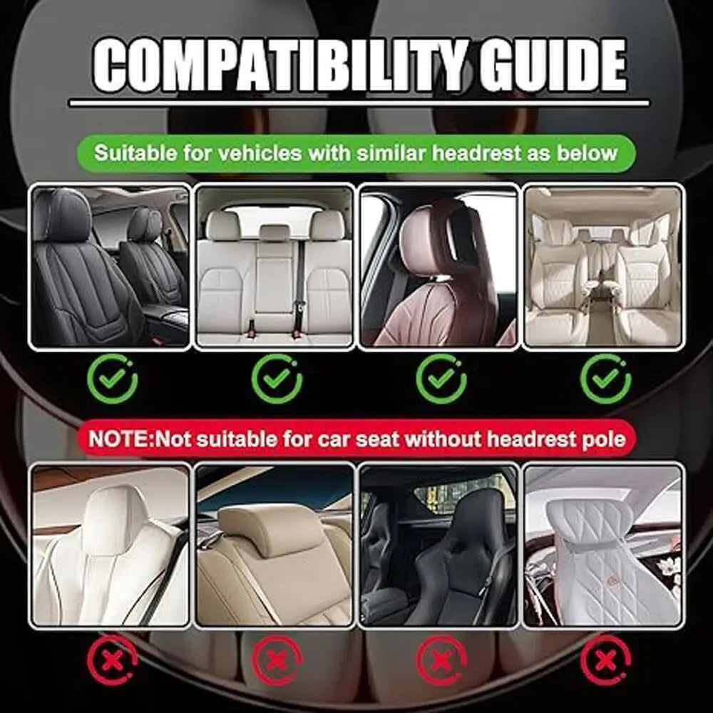 2Pcs Grim Reaper Skull Headrest Covers—Halloween Auto Decor – Car Accessories | MotorWorld Marketplace