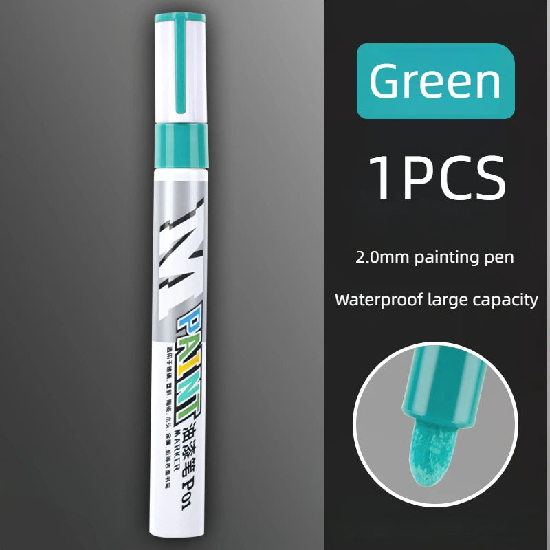 Car Paint Scratch Repair Pen Waterproof Marker – Multi-Color Green – Car Accessories | MotorWorld Marketplace