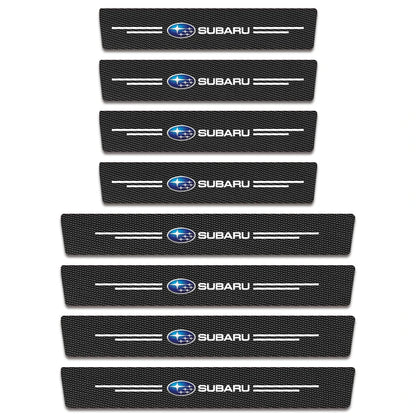 (NOT SOLD TO EUROPE) Subaru Door Sill Carbon Fiber Scuff Plate Sticker Set Subaru-8PCS – Car Accessories | MotorWorld Marketplace