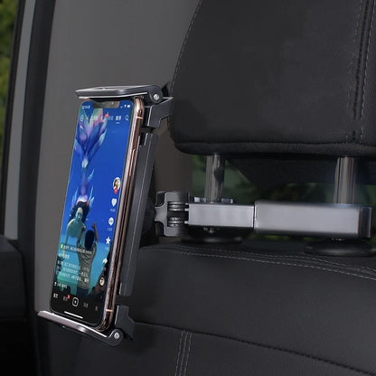 Support de téléphone et tablette réglable pour appui-tête de voiture (4,7 à 12,9 pouces)